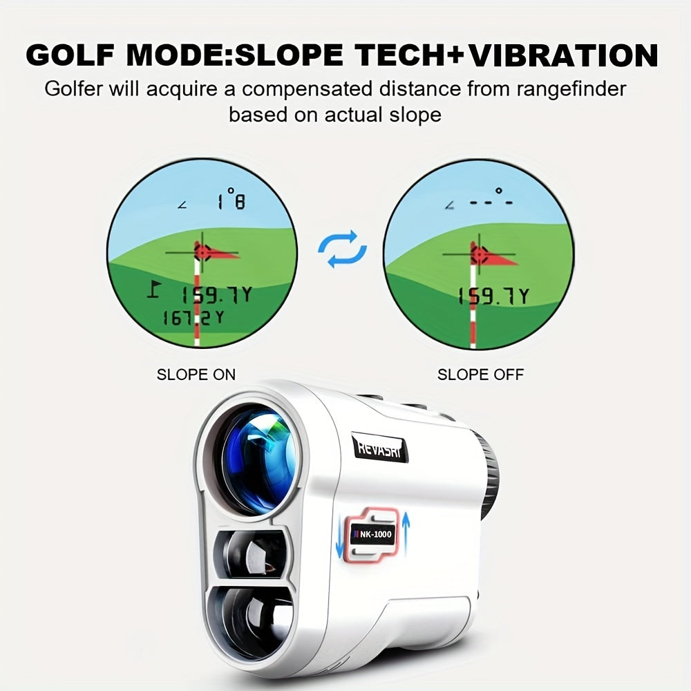 1000 Yards Golf Rangefinder with Slope & Pin Lock-2